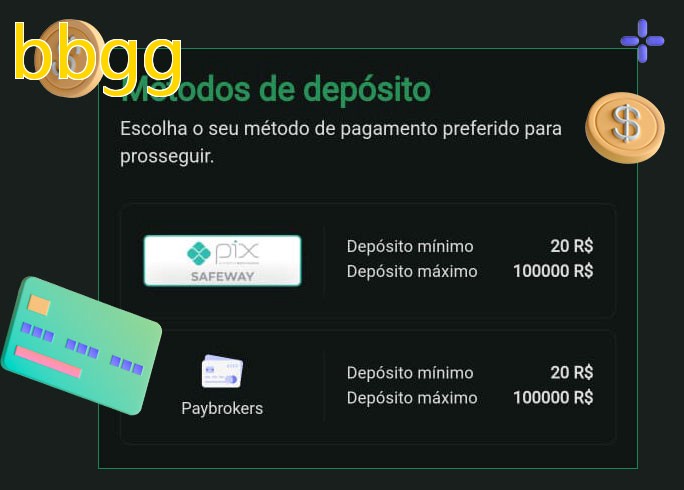 O cassino bbggbet oferece uma grande variedade de métodos de pagamento